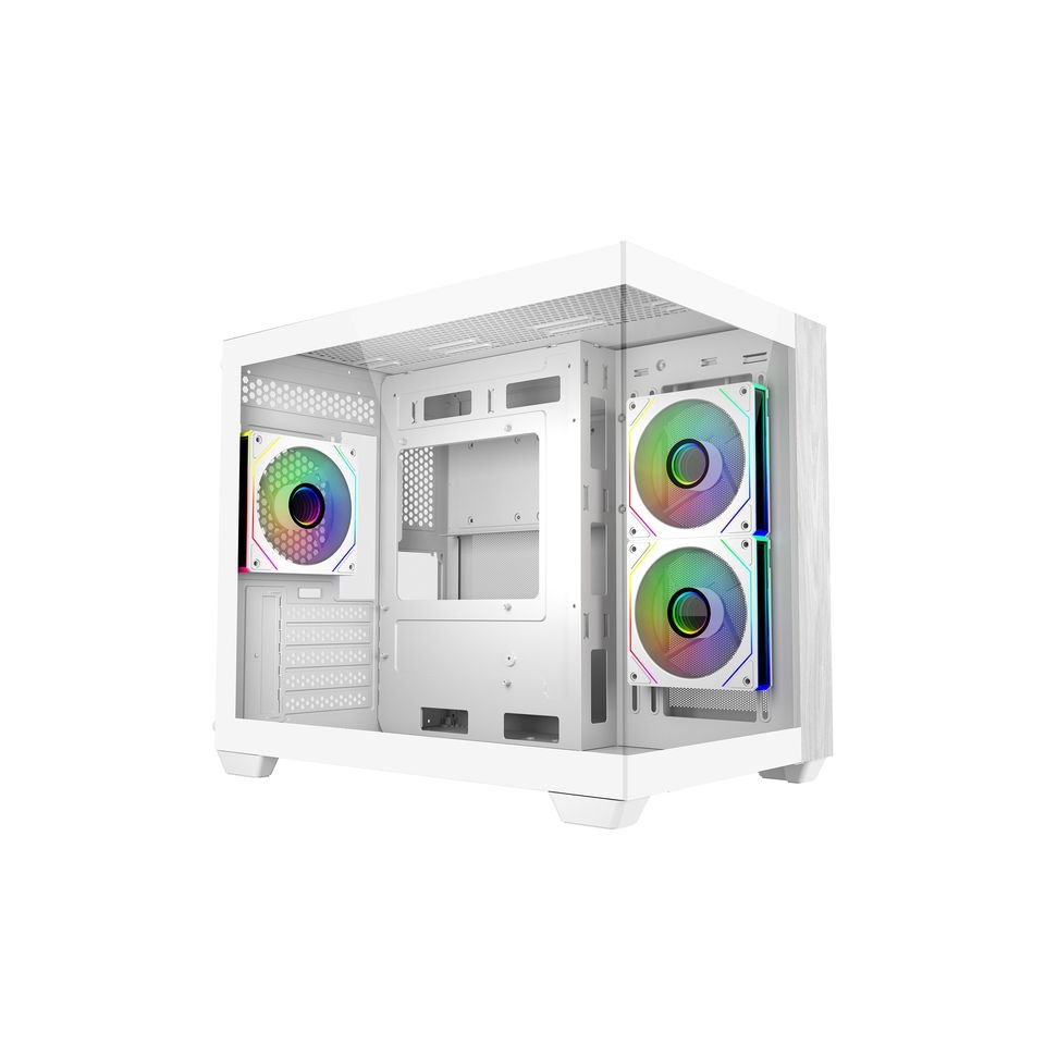 מארז מחשב CoolerMaster Elite 401 WOOD WHITE - צבע לבן