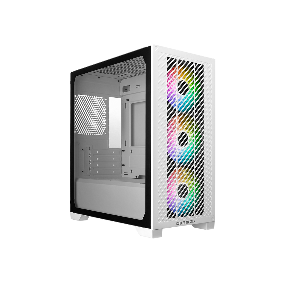 מארז מחשב גיימינג CoolerMaster Elite 301 White - צבע לבן