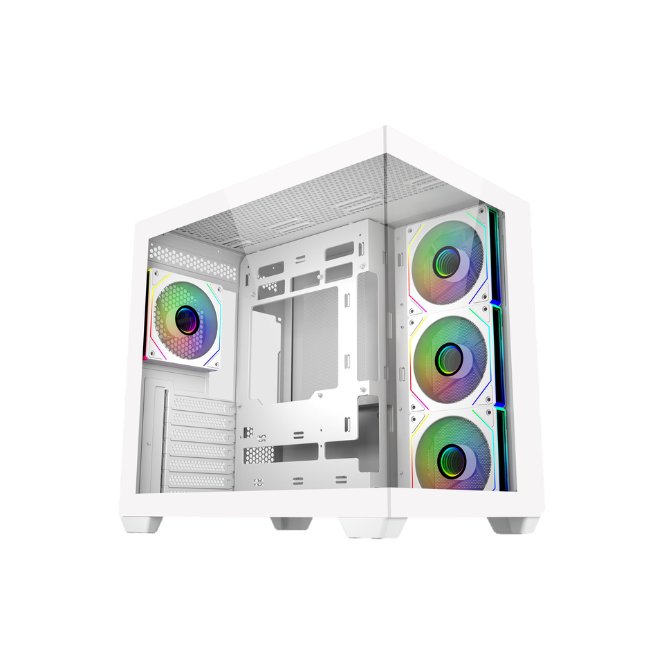 מארז מחשב CoolerMaster Elite 681 WHITE - צבע לבן