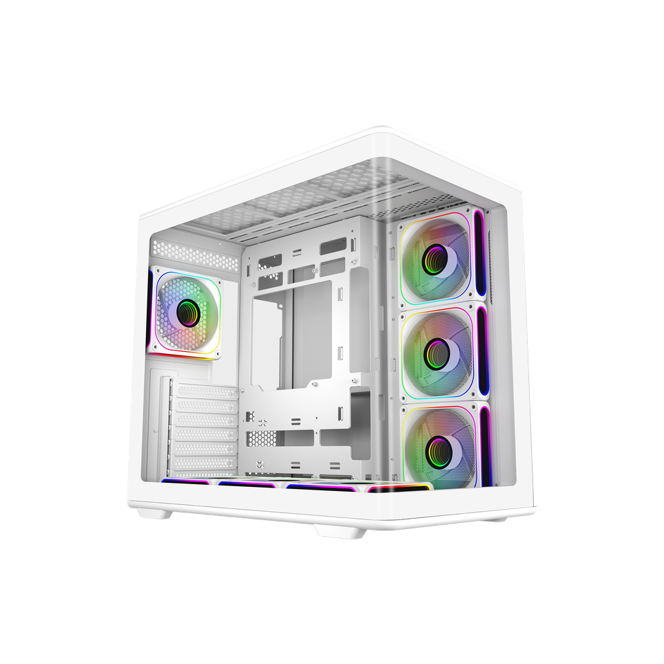 מארז מחשב CoolerMaster Elite 600 WHITE - צבע לבן