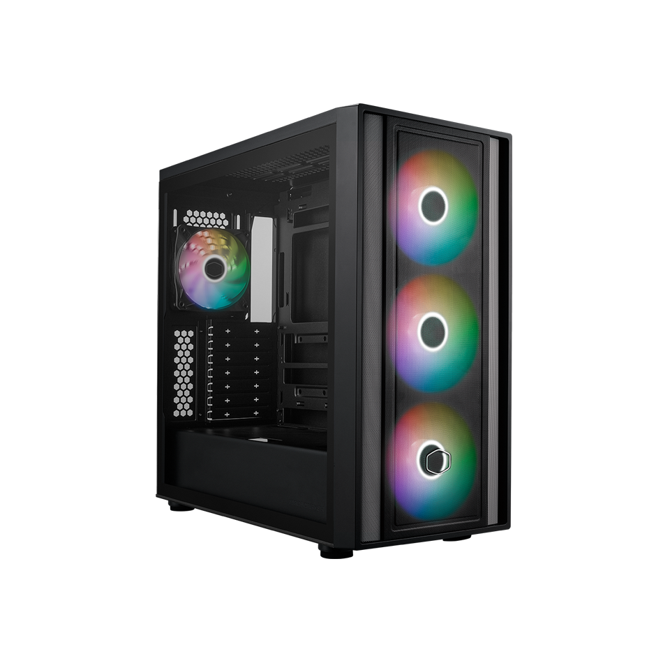 מארז מחשב CoolerMaster Elite MasterBox 600 BLACK - צבע שחור