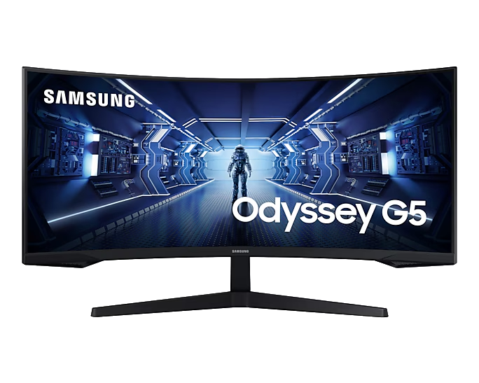 מסך מחשב גיימינג 34 אינץ Samsung G55T Odyssey UWQHD VA 165Hz 1MS