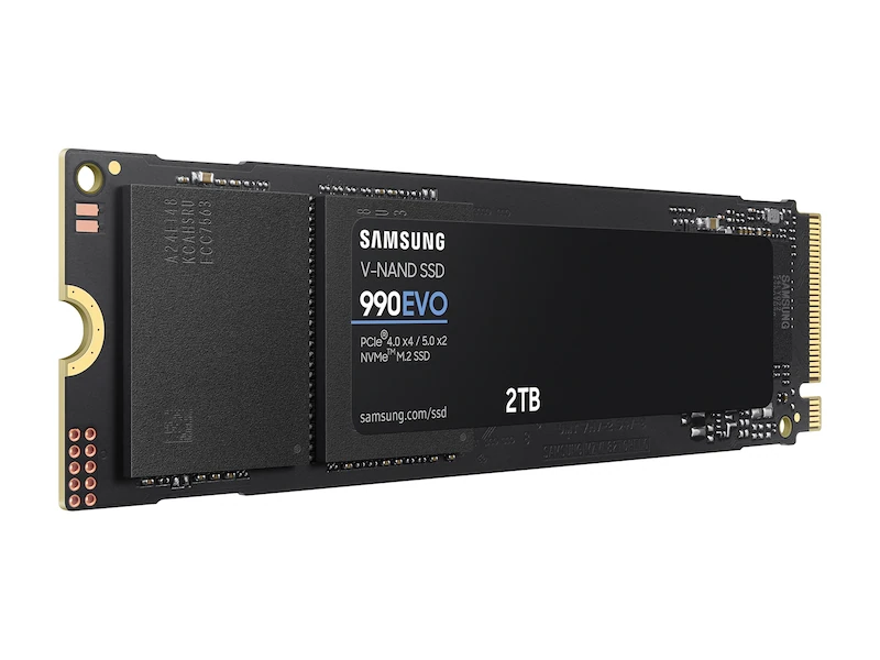 כונן Samsung 990 EVO 2TB PCIe 4.0 NVMe M.2 SSD